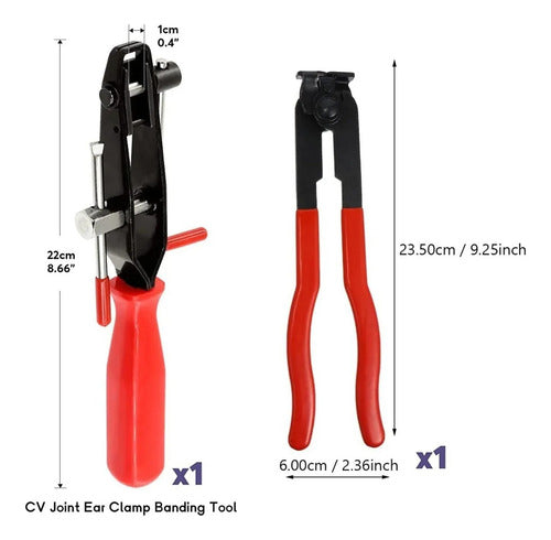 Kit Alicate Instalador Abrazaderas Homocinetica Norplat