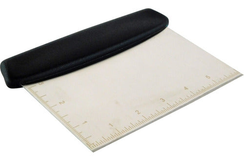 Espatula Metalica Reposteria Masa Pizza Cortador Masa- Cukin Negro