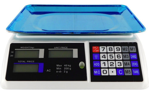 Balanza Comercial - Pesa Digital Para Negocios Blanco