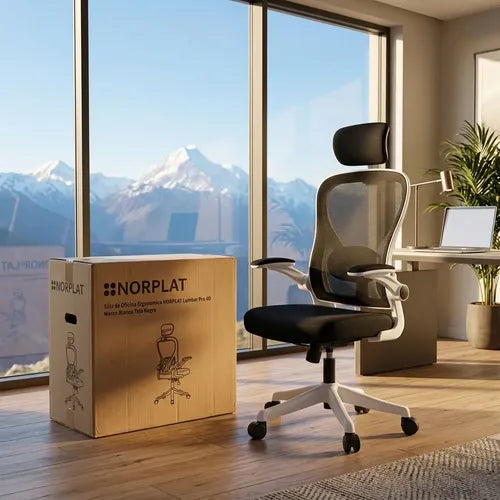 Silla Oficina Escritorio Ergonomica Norplat Lumbar Pro 4d
