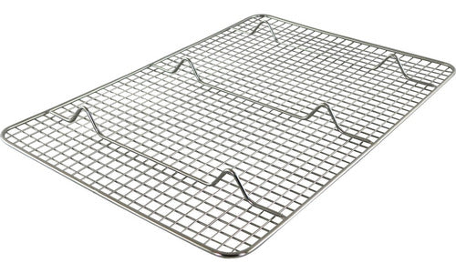 Rejilla De Enfriamiento Para Panes - 38 X 25 Cm - Cukin Plateado