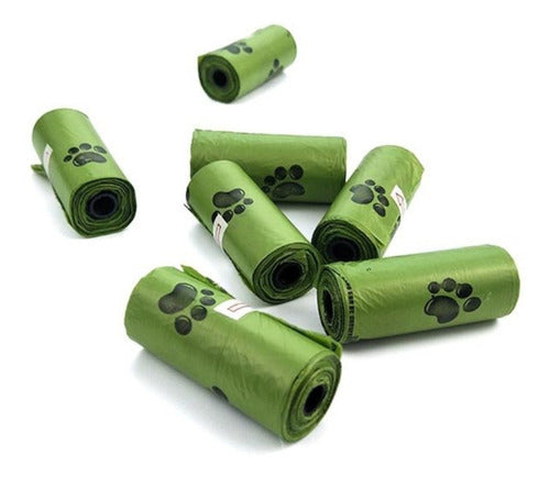 240 Bolsas Biodegradable 16 Rollos Ecologicas Fecas Perro Amarillo