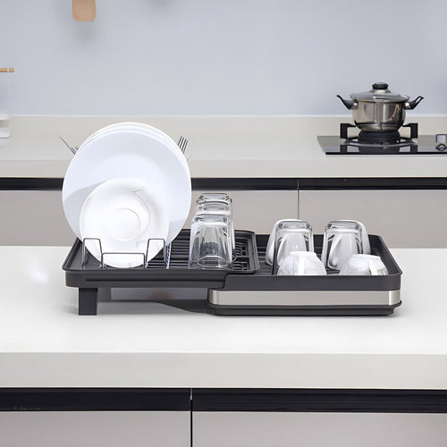 Secaplatos Escurridor Platos Loza Acero Inoxidable - Norplat Negro