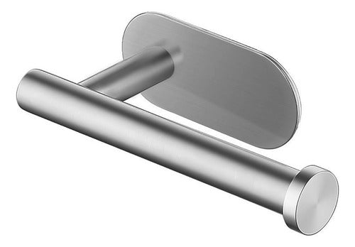 Porta Rollo Papel Higienico Soporte Acero Confort - Norplat Plateado