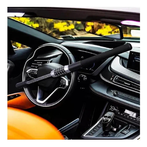 Traba Volante Auto Con Clave Bloqueo Antirrobo - Norplat