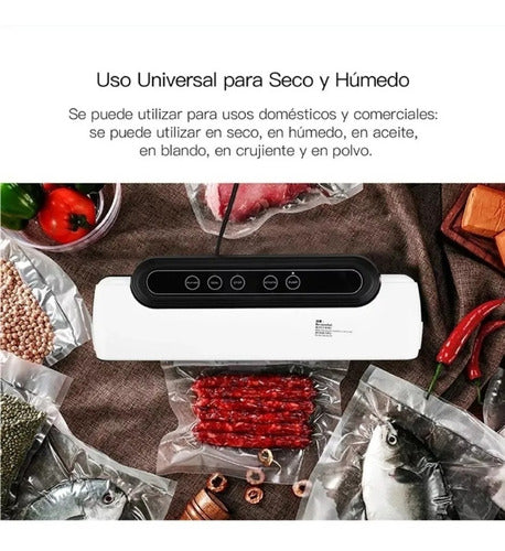 Maquina Selladora Al Vacio Alimentos Ideal Sous Vide - Cukin Blanco