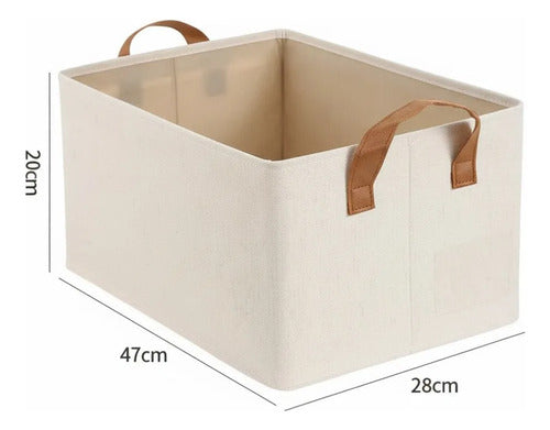 6 Cajas Organizadoras Tela Plegables Closet Ropa - Norplat Lisa