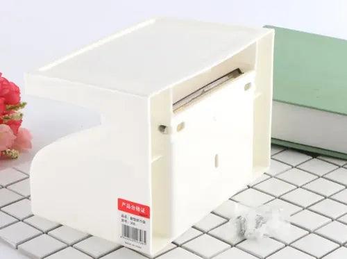 Porta Confort Y Repisa - Porta Rollo Papel Higiénico Norplat Blanco