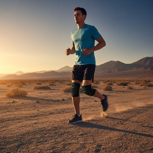 Rodilleras Deportivas Voleibol Volley Ball Acolchada Norplat Negro L