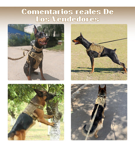 Arnés Para Perro - Táctico Con Forma De Coraza - Norplat Marrón Claro L