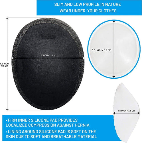 Cinturón Para Hernia Umbilical Unisex Premium L-xl S/m