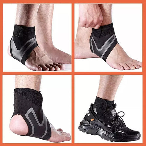 Tobillera X2 Estabilización Esguince Deportivo Transpirable M - Medio