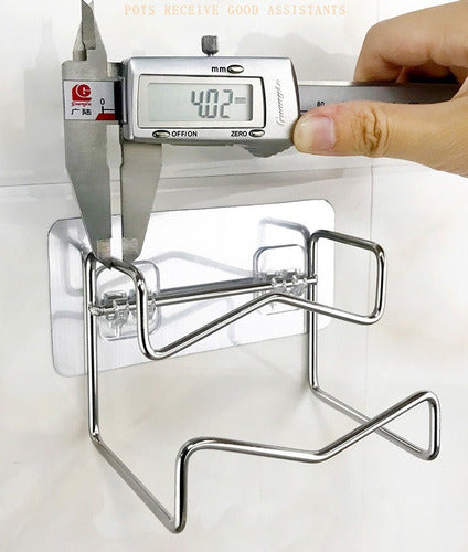 Colgador Autoadhesivo Ideal Para Colgar Perchas Y Ganchos