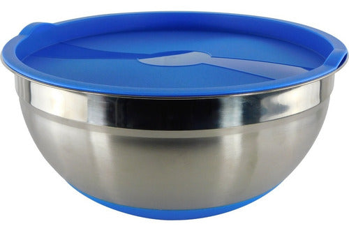 Pack De 5 Bowls Para Alimentos Herméticos - Colores Surtidos Plateado