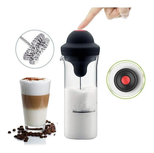 Vaso Espumador Texturizador De Leche A Batería - Cukin