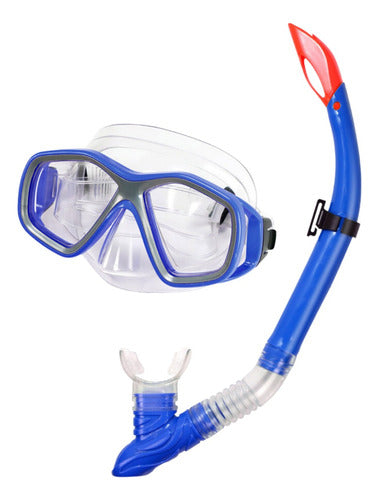 Set Máscara Buceo + Snorkel Junior Antiparra - Norplat