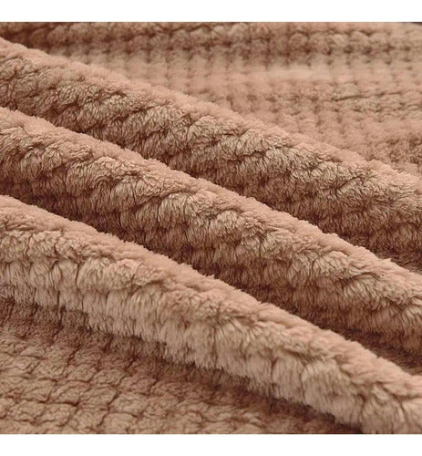 3 Toallas Baño Microfibra Alta Calidad Secado Rápido Norplat Marrón Lisa