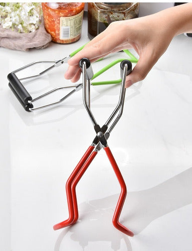 Pinza Elevadora De Frascos De Conservas Calientes - Cukin Rojo