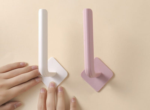 Pack 5 Ganchos Xl Autoadhesivos Ideal Cocina Tablas Paños