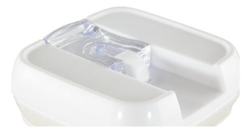 Contenedor Alimentos Hermético Cierra Fácil 1.7 Lts - Cukin Blanco