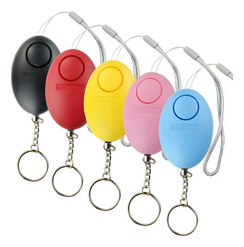 Norplat Pack 5 Alarmas Personales Llavero Defensa Personal Multicolor