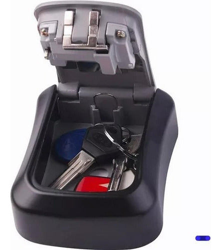 Caja Fuerte Caja Guarda Llaves Combinacion Exterior Norplat Gris