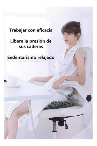 Cojin Antiescaras Picaron Ortopedico Lavable Funda - Norplat Negro