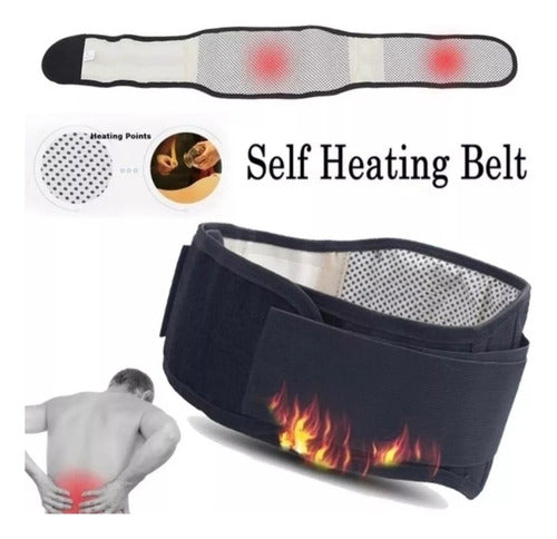 Faja Lumbar Cinturón - Genera Calor - Lumbalgia - Norplat Xl