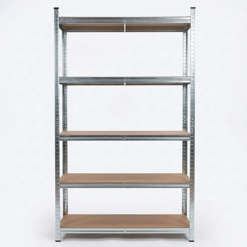 Estante Repisa Metálica Armable Mecano Rack 180x90 - Norplat Plateado