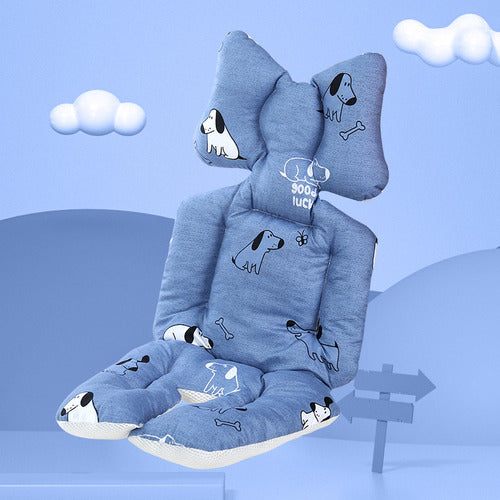 Cojín Cubre Coche Bebé Protector Asiento Colchón - Norplat Azul