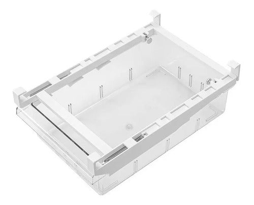 Bandeja Organizador Refrigerador Cajón Deslizante - Cukin Transparente