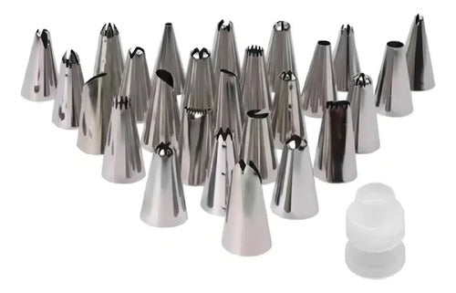 Set 26 Boquillas + Adaptador Manga Pastelera Repostería 26