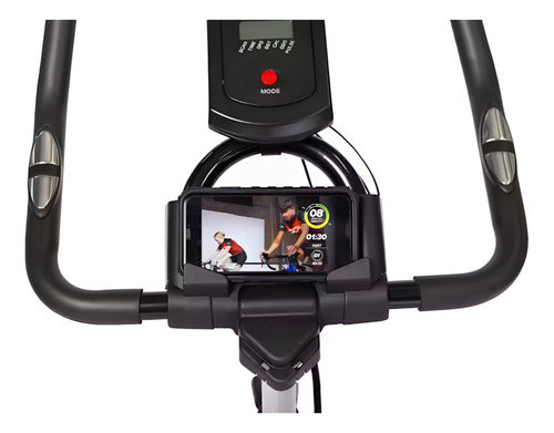 Bicicleta Estatica Norplat S4k Spinning Fitness Volante 4kg Negro