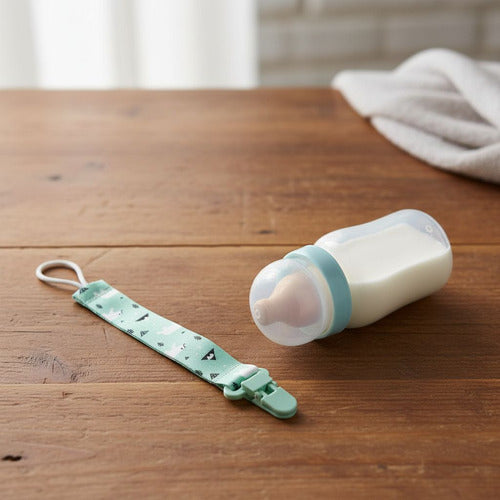 Set 10 Prendedor Sujetador Porta Chupetes Bebé 27cm Norplat Multicolor