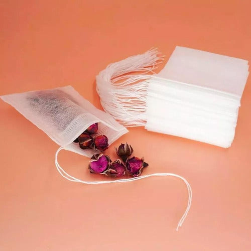Bolsitas Bolsas Té 1000 Vacías - 5 X 7 Cm - Cukin Blanco