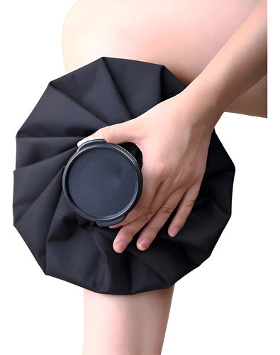 Bolsa Hielo 28cm Guatero Agua Frio Calor Caliente - Norplat - - Negro