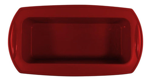 Molde De Silicona Para Queque O Pan De Molde - Cukin Rojo Oscuro