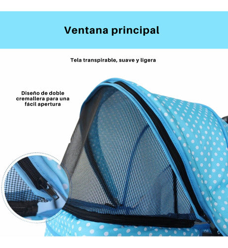 Coche Para Mascotas Perros Gato Carrito Aire Libre - Norplat Negro