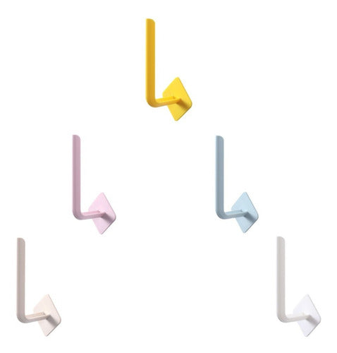 Pack 5 Ganchos Xl Autoadhesivos Ideal Cocina Tablas Paños