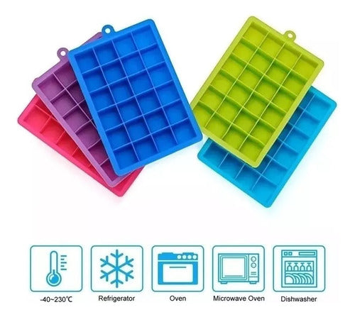 Cubetera De Silicona Cubos Hielos Hielera Cubetas - Norplat Verde