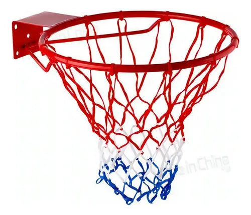 Aro De Basquet Reforzado Norplat Con Red Medida Profesional