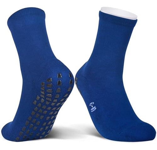 Calcetines Antideslizantes Futbol Medias Deportivas Norplat Azul