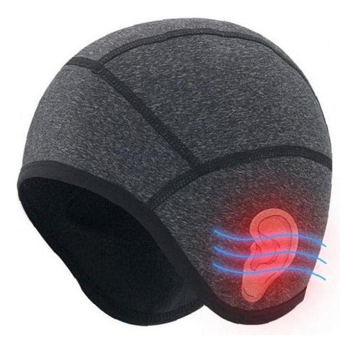 Gorro Para Deportes Ciclismo Días Fríos E Invierno - Norplat Gris Oscuro Talle Único
