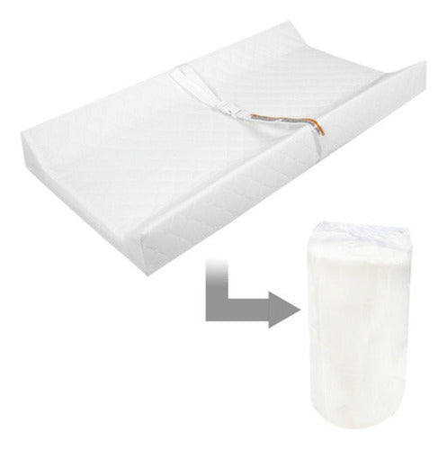 Mudador Anatomico Horizontal Ergonomico Premium Norplat Blanco Animales