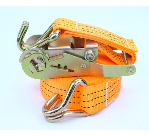 Eslingas Linga Amarre 50mm 6m Slinga 5000kg Rachet - Norplat Naranja