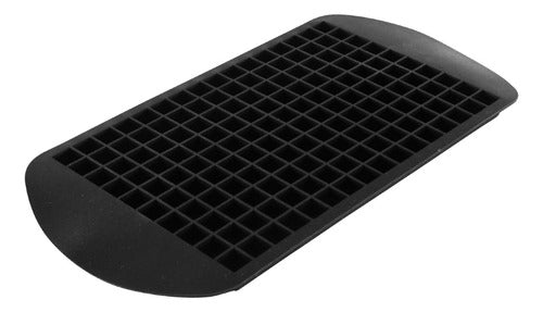 Molde De Silicona Para 160 Micro Cubos De Hielo Negro