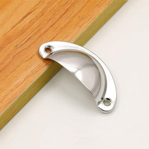 Set 12 Tiradores Para Muebles Cocina Cajón Manilla - Norplat Plateado