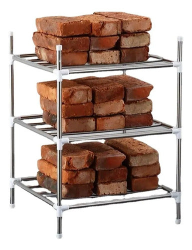 Organizador De Ollas Tapas Platero Secador Cocina 6 Niveles Blanco