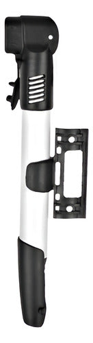 Bombín De Mano Para Bicicleta Mtb Ruta Doble Válvula Norplat Plateado