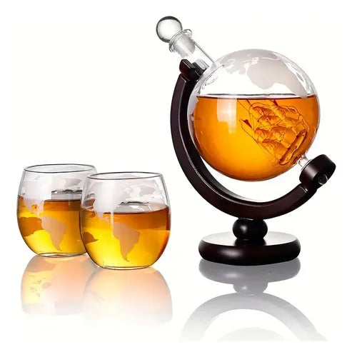 Decantador Whisky Norplat Diseño Mundo Vino Tequil Gin Vodka Transparente